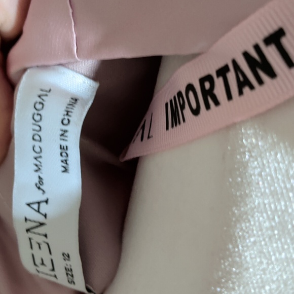 Mac Duggal Raspberry Satin Gown - Picture 3 of 9